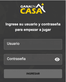 Registration at Ganaencasa casino
